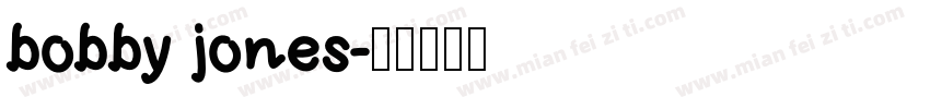 bobby jones字体转换